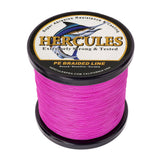 HERCULES Pink Braided Fishing Line