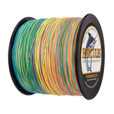 Ligne de pêche tressée multicolore HERCULES PE, 1500M, 1640Yds, 10lb-200lb, 8 brins