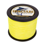 HERCULES Fluorescent Yellow Braided Fishing Line