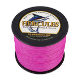 HERCULES Pink Braided Fishing Line