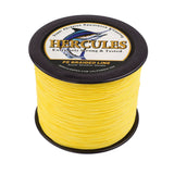 HERCULES Yellow Braided Fishing Line