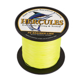 HERCULES Fluorescent Yellow Braided Fishing Line