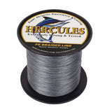 HERCULES Grey Braided Fishing Line