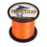 HERCULES Orange Braided Fishing Line