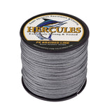HERCULES Grey Braided Fishing Line
