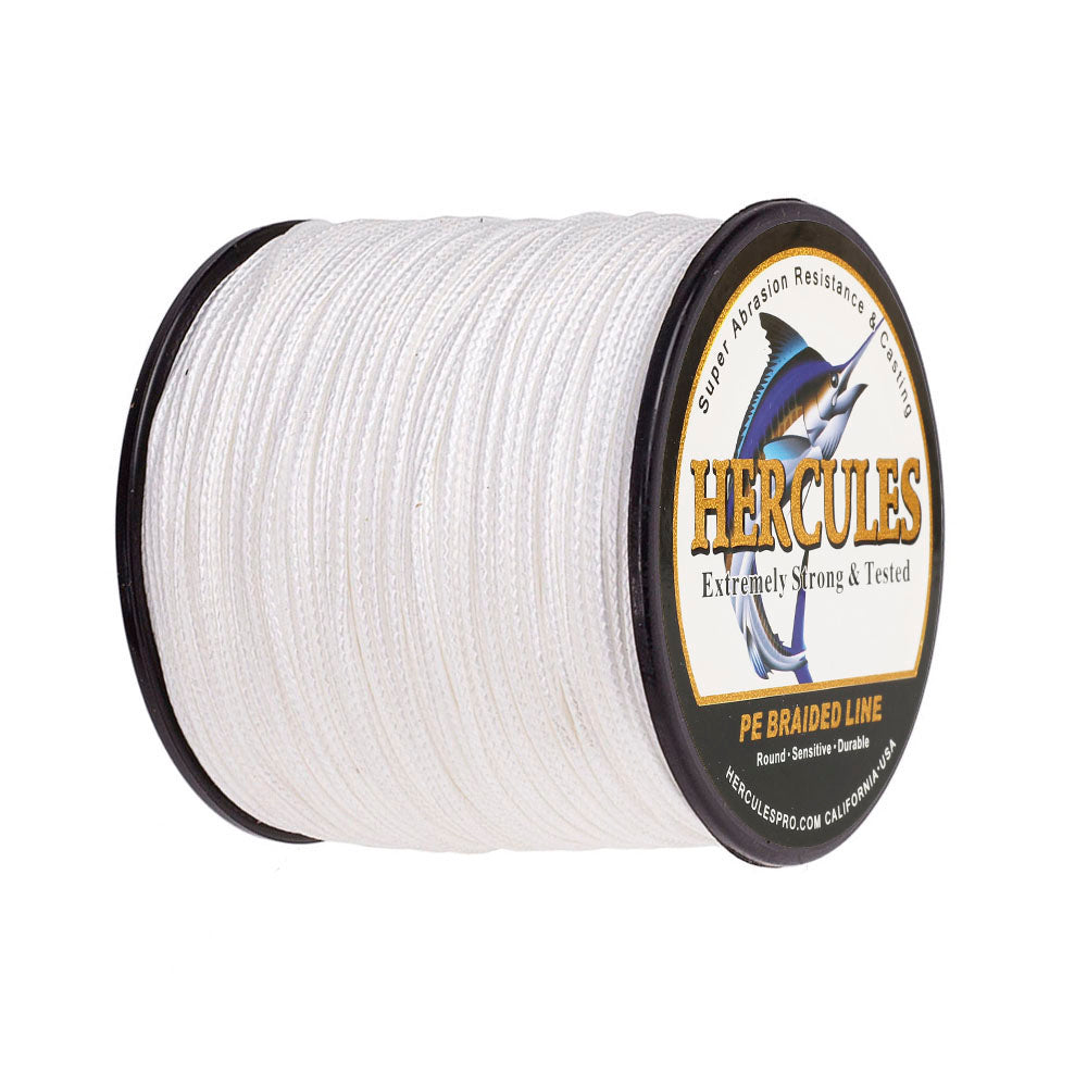 white braided fishing line Reaction Tackle - White Braided Fishing Line ultra ProBraid NoFade Red, White &