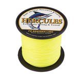 HERCULES Fluorescent Yellow Braided Fishing Line