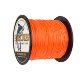 100M 109Yds Arancione 10lb-300lb HERCULES PE Filo da pesca intrecciato 8 fili