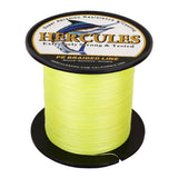 HERCULES Fluorescent Yellow Braided Fishing Line