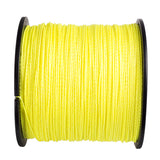 Ligne de pêche tressée HERCULES PE, jaune Fluorescent, 100M, 109Yds, 6lb-100lb, 4 brins