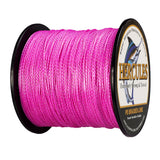 100M 109Yds Pink 6lb-100lb HERCULES PE Braided Fishing Line 4 Strands