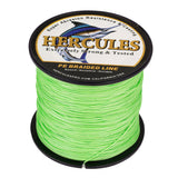 HERCULES Fluorescent Green Braided Fishing Line
