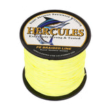 HERCULES Fluorescent Yellow Braided Fishing Line