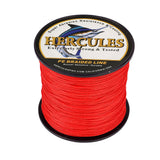 HERCULES Red Braided Fishing Line