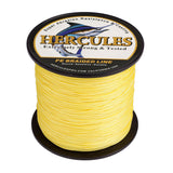HERCULES Yellow Braided Fishing Line