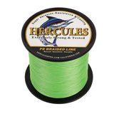 HERCULES Fluorescent Green Braided Fishing Line