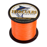 HERCULES Orange Braided Fishing Line