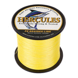 HERCULES Yellow Braided Fishing Line