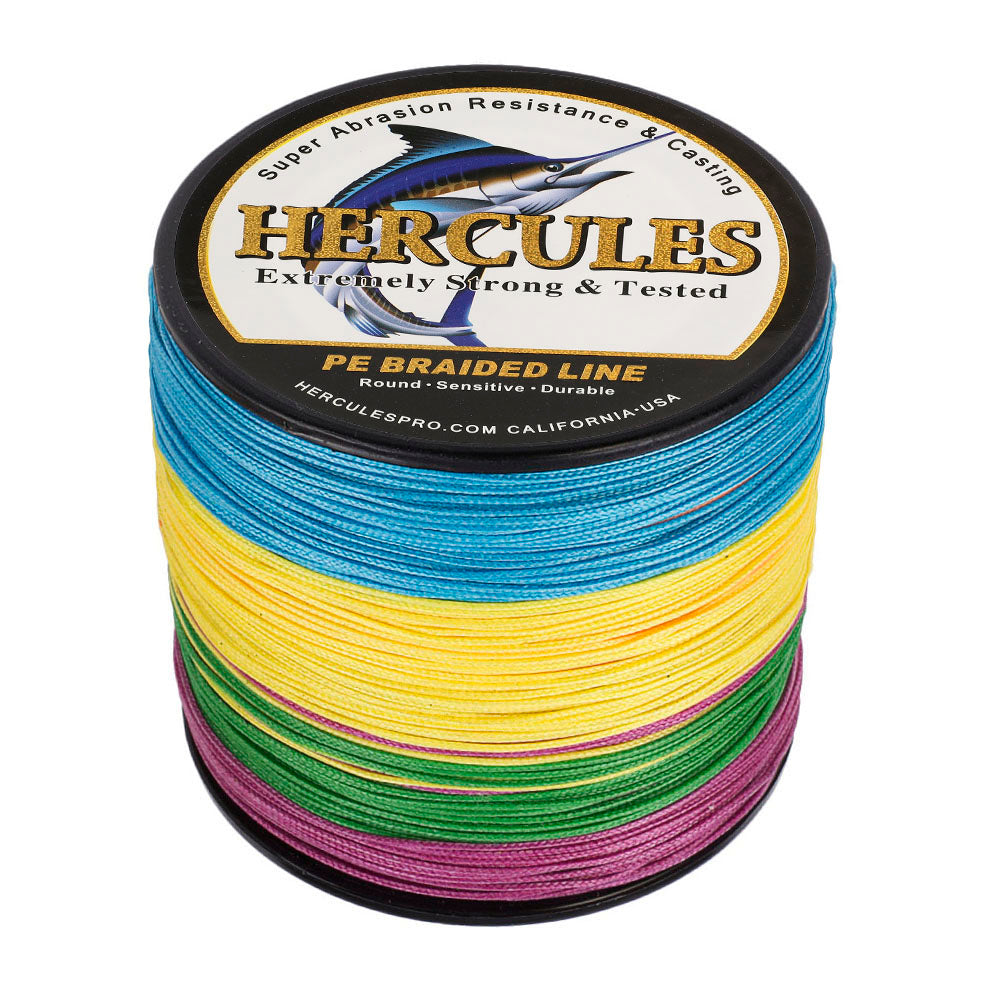 Hercules Super Strong 300M 328 Yards Braided Fishing Line 100 Lb Test For  Saltwater Freshwater Pe Braid Fish Lines 4 Strands - O