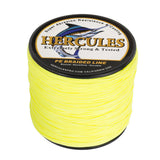 HERCULES Fluorescent Yellow Braided Fishing Line