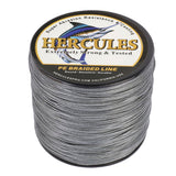 HERCULES Grey Braided Fishing Line