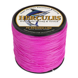 HERCULES Pink Braided Fishing Line