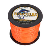 HERCULES Orange Braided Fishing Line