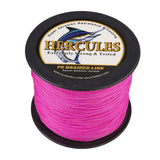 HERCULES Pink Braided Fishing Line
