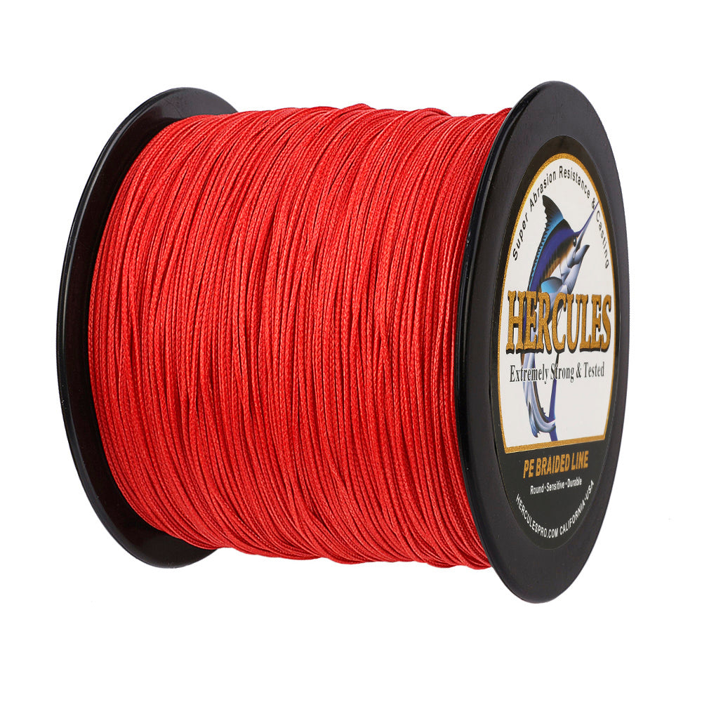 300M 328Yds Red 10lb-300lb HERCULES PE Braided Fishing Line 8 Strands – HERCULES Fishing 300M 328Yds Red 10lb-300lb HERCULES PE Braided Fishing Line 8 Strands – HERCULES Fishing