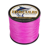 HERCULES Pink Braided Fishing Line