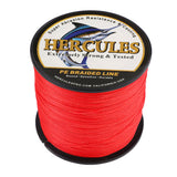 HERCULES Red Braided Fishing Line