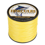 HERCULES Yellow Braided Fishing Line