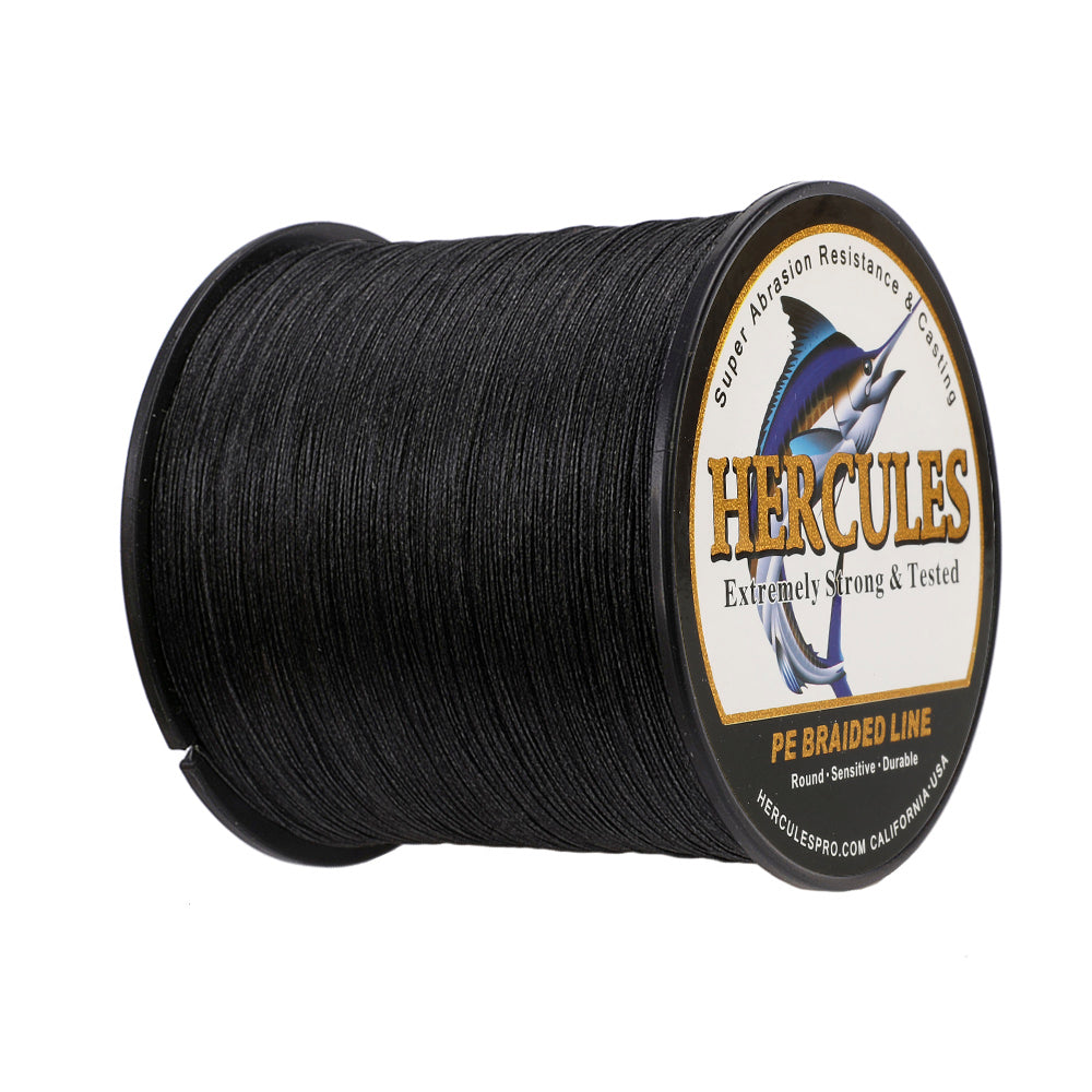 10 lb test braided fishing line 500M 547Yds Black 10lb-300lb HERCULES PE Braided Fishing Line 8 Strand – HERCULES Fishing