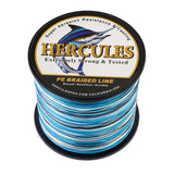 HERCULES Camo Blue Braided Fishing Line
