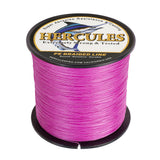HERCULES Pink Braided Fishing Line
