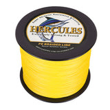 HERCULES Yellow Braided Fishing Line