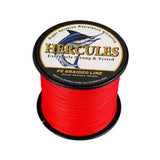 HERCULES Red Braided Fishing Line