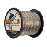 500M 547Yds Camouflage 6lb-100lb HERCULES PE Braided Fishing Line 4 Strands