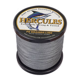 HERCULES Grey Braided Fishing Line