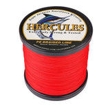 HERCULES Red Braided Fishing Line