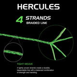 HERCULES Blue Braided Fishing Line