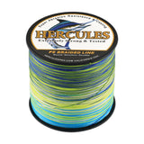 HERCULES 100M-2000M Aqua Camo 6lb-100lb PE Braided Fishing Line 4 Strands