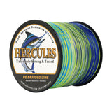 HERCULES 100M-2000M Aqua Camo 10lb-300lb PE Braided Fishing Line 8 Strands