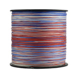 HERCULES 100M-2000M Patriotic Color 10lb-300lb PE Braided Fishing Line 8 Strands