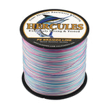 HERCULES 100M-2000M Pastel Tricolor 10lb-300lb PE Braided Fishing Line 8 Strands