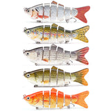 HERCULES Multi Jointed Swimbaits Fishing Lures 6-Jointed Baits