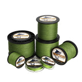 HERCULES 100M-2000M Army Green 10lb-300lb PE Braided Fishing Line 8 Strands