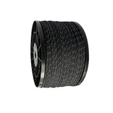 HERCULES Reflective 550 Paracord Black for Camping Rope Type III Parachute Cord