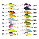 HERCULES 4" Crankbait Shallow Diving Fishing Lures