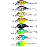 HERCULES 1.4" Micro Crankbait Single Hook Floating Fishing Lure